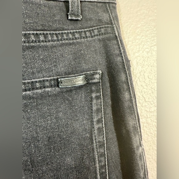 Saint Laurent Black Skinny Jeans d05 w/sk-mw Size 29 - Picture 7 of 11